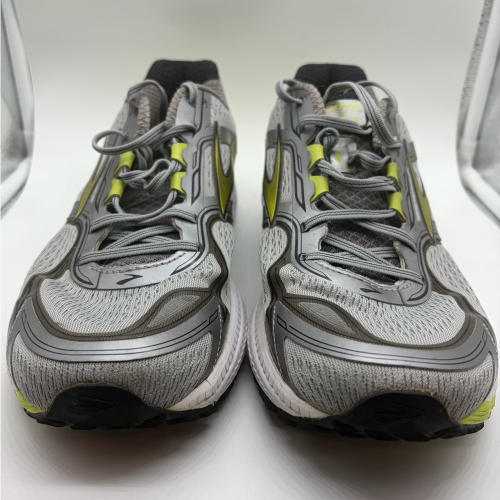 Brooks Ghost 8 Running Shoes, Gray & Lime‎ Green, Men's Size 13 - Picture 3 of 8